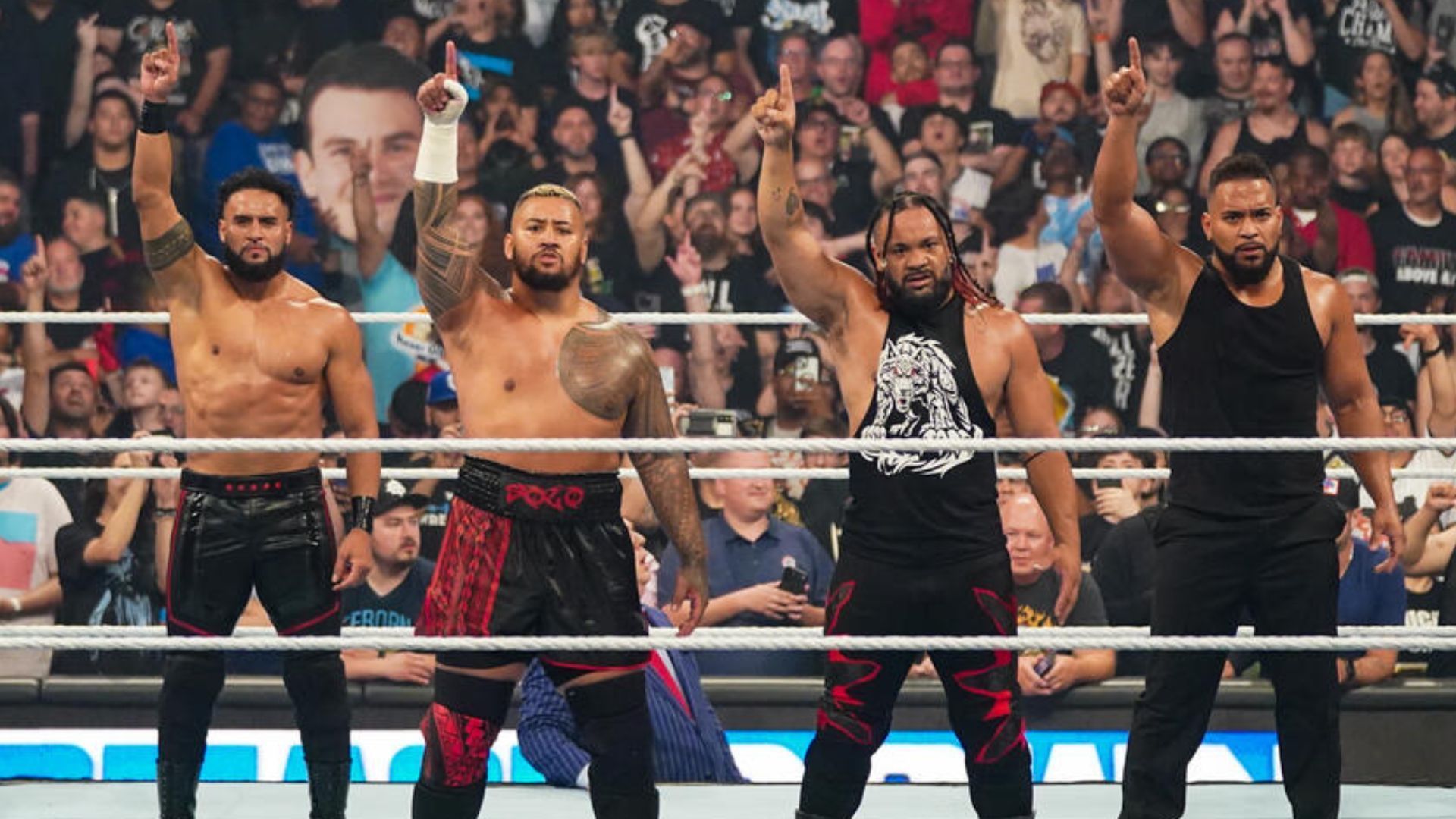 Solo Sikoa, Jacob Fatu, and The Bloodline [Image credits: WWE.com]