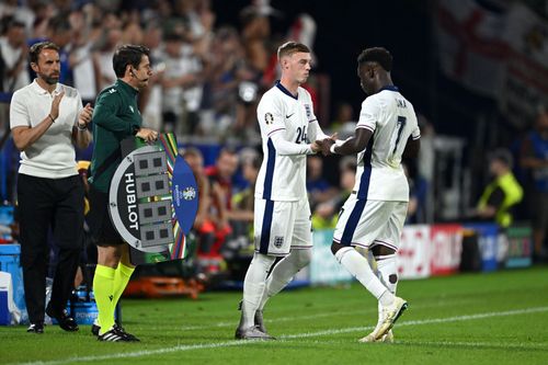 Cole Palmer came on for Bukayo Saka against Slovenia.