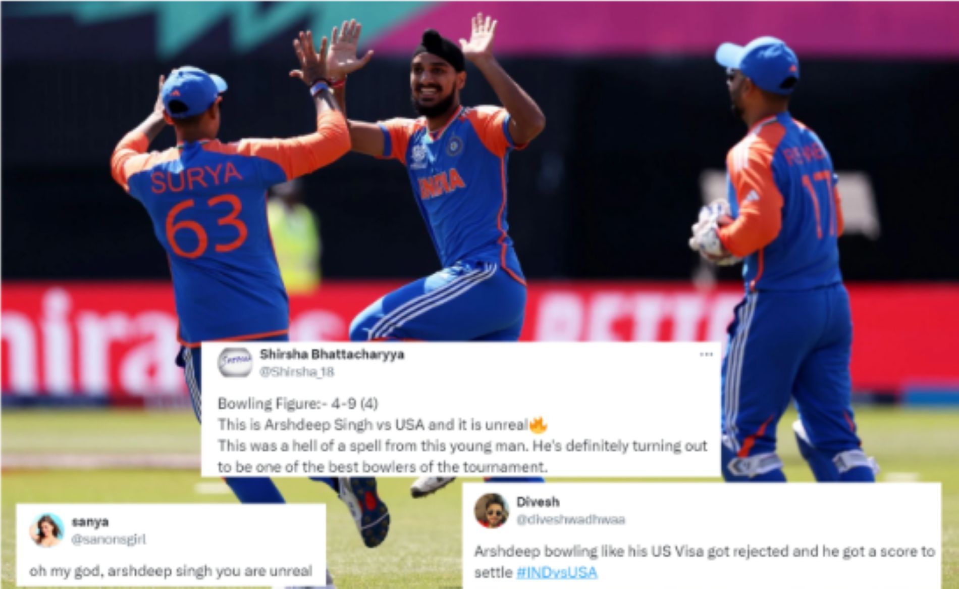 Arshdeep ran riot on the USA batting lineup in New York