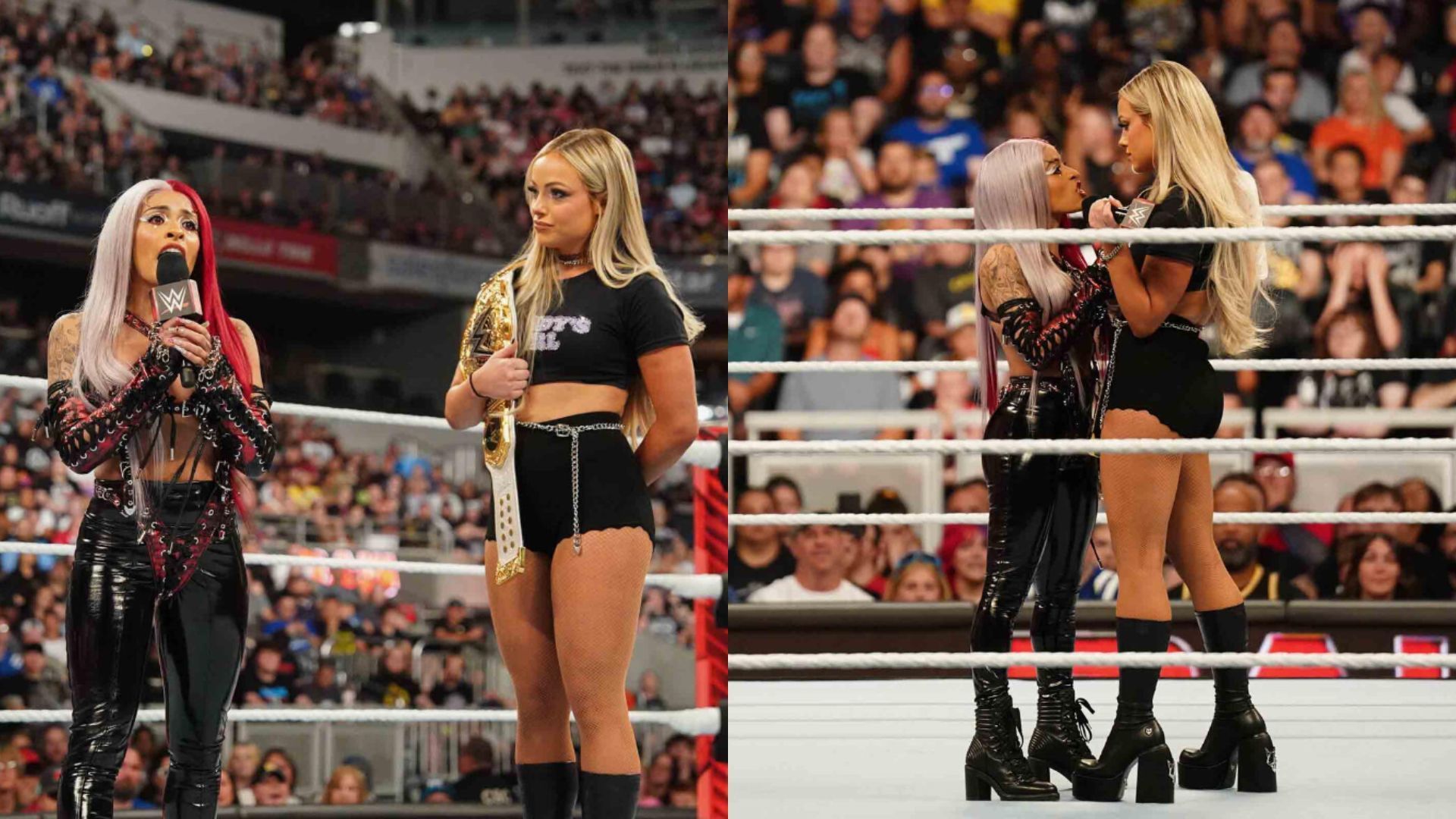 Zelina Vega and Liv Morgan on RAW (Photo Courtesy: WWE.com)