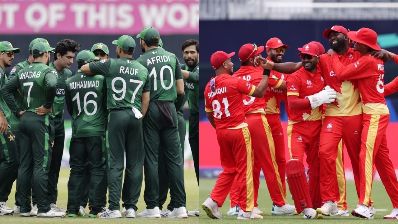 टी20 वर्ल्ड कप में पहली बार पाकिस्तान और कनाडा आमने-सामने होंगी