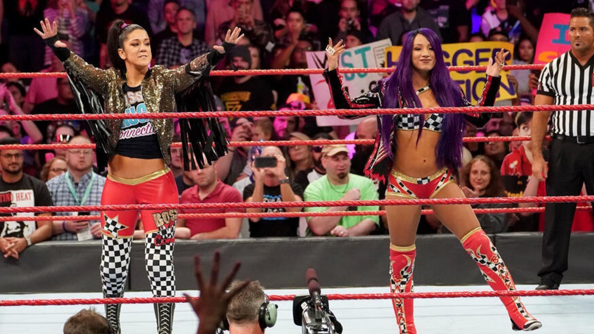 Sasha Banks left WWE in 2022. [Image Source: WWE.com]