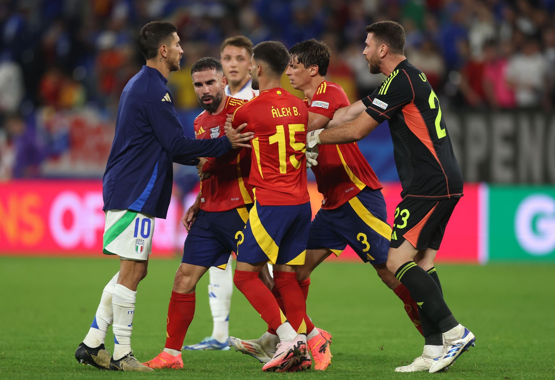 Spain v Italy: Group B - UEFA EURO 2024 (Photo by Lars Baron/Getty Images)