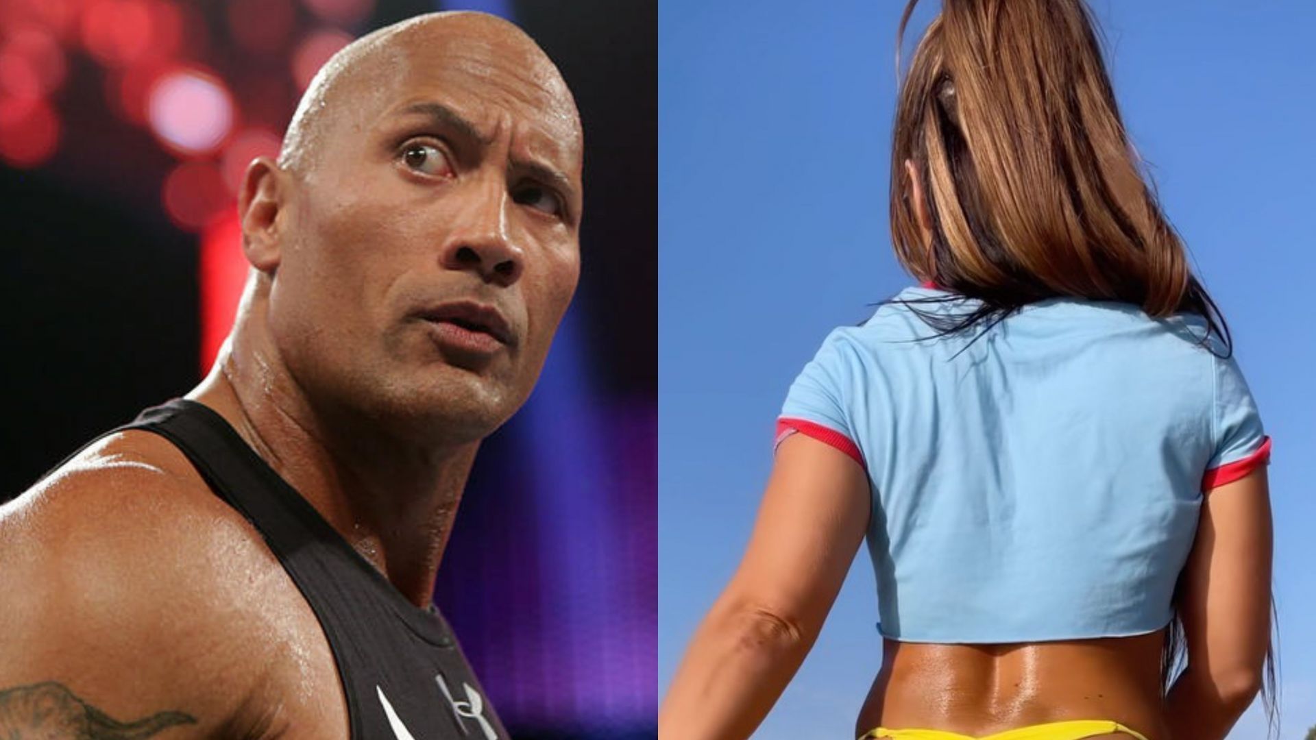 WWE The Rock has had massive success in Hollywood (Images credit: WWE.com and Mandy Rose