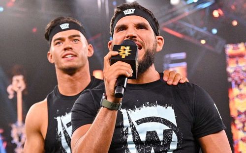 Theory and Gargano had success in NXT as members of The Way (Credit: wwe.com)