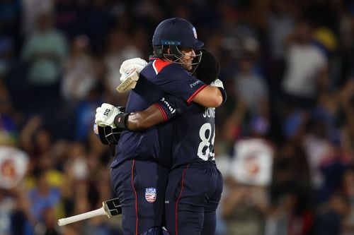 Corey Anderson (left) didn't get to bat against Pakistan.