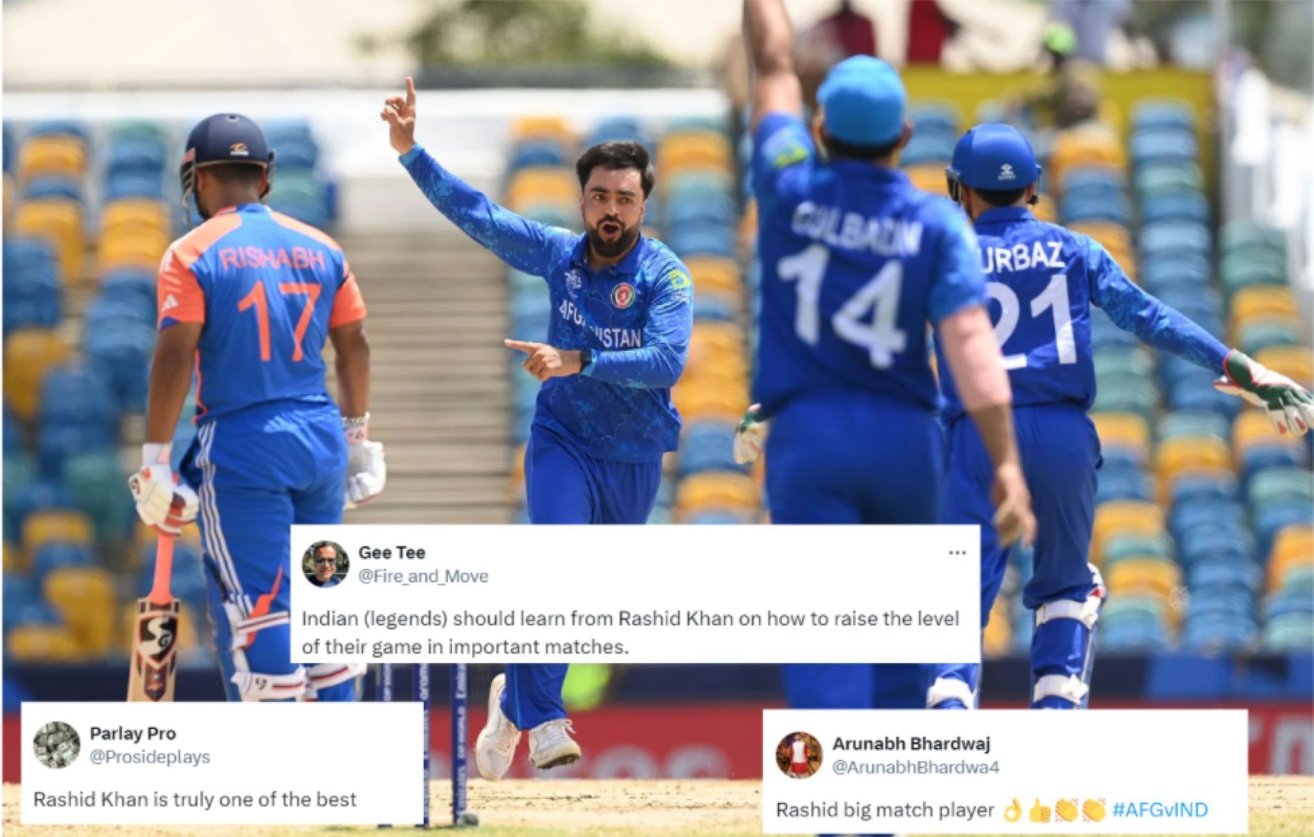 Rashid Khan pegged India back in the middle overs of the innings