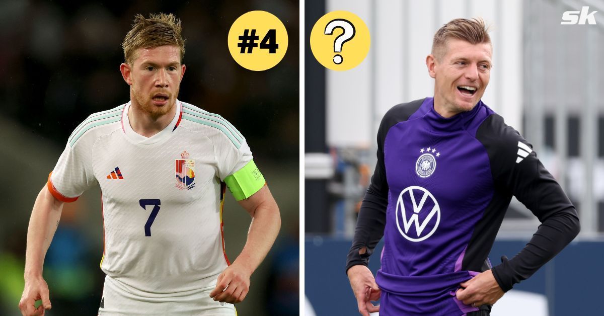 Five best central midfielders at Euro 2024