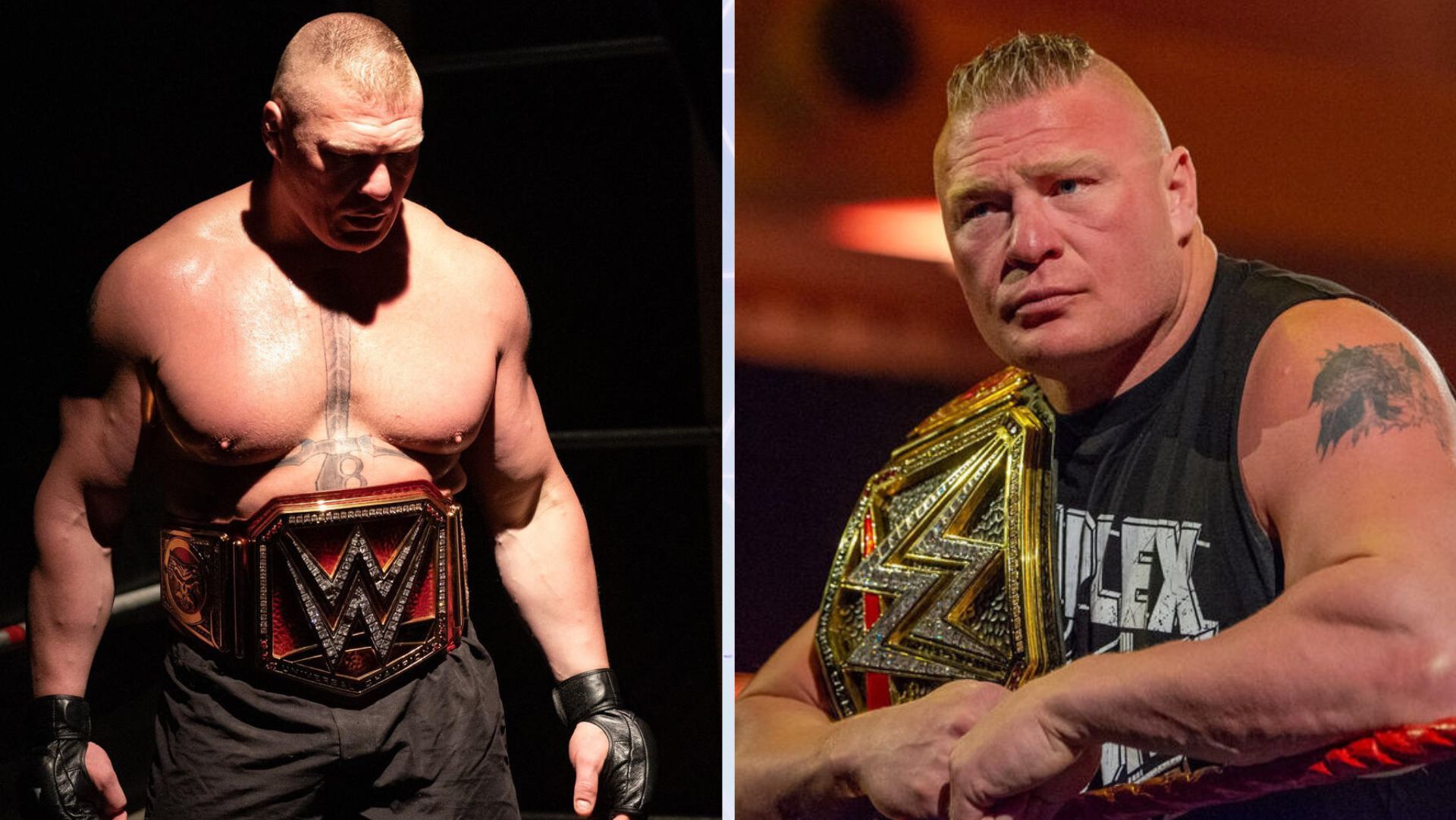 Brock Lesnar is still listed on WWE