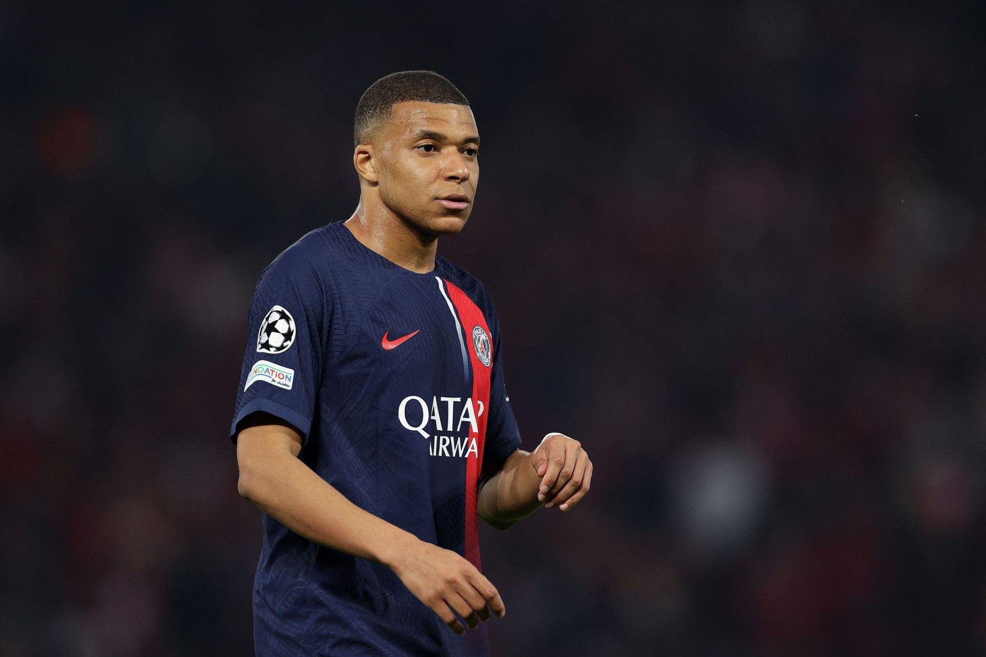 PSG striker Kylian Mbappe