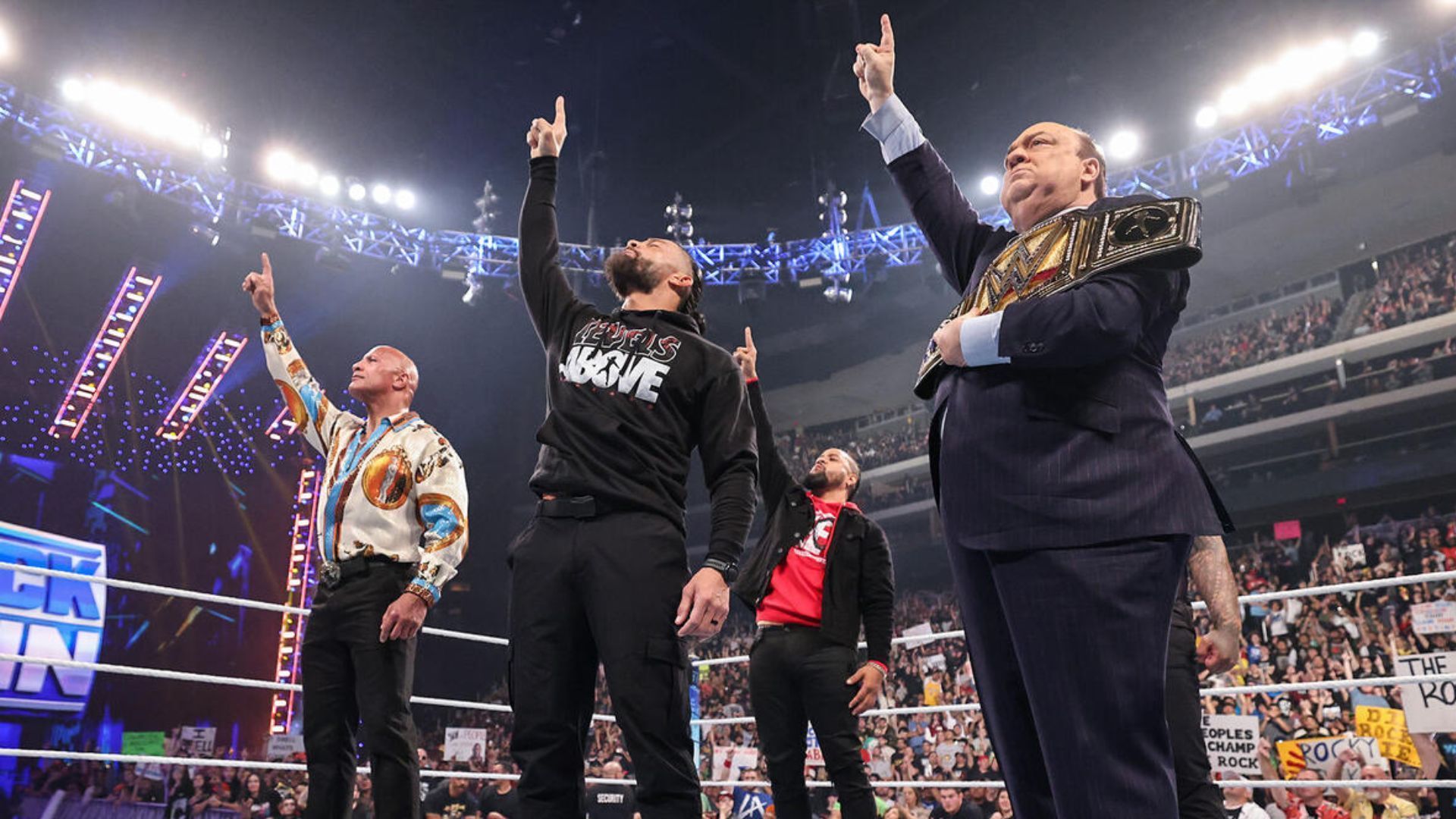 The Bloodline is a major faction on SmackDown. [Photo: WWE.com]