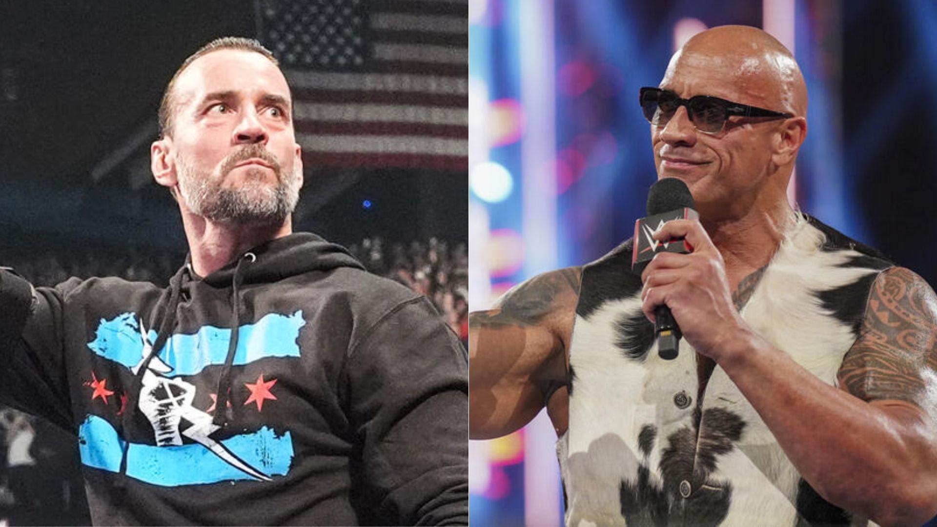 CM Punk (left); The Rock (right) [Image Credit: wwe.com]