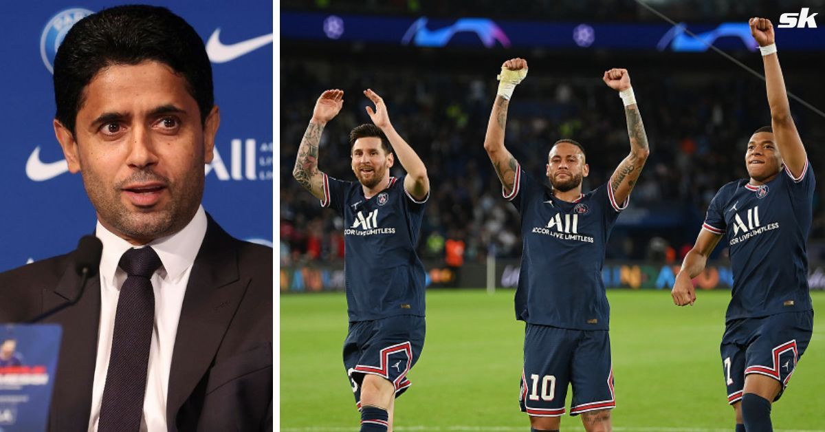 Nasser Al-Khelaifi backs PSG to be 'great' as Lionel Messi, Neymar and ...