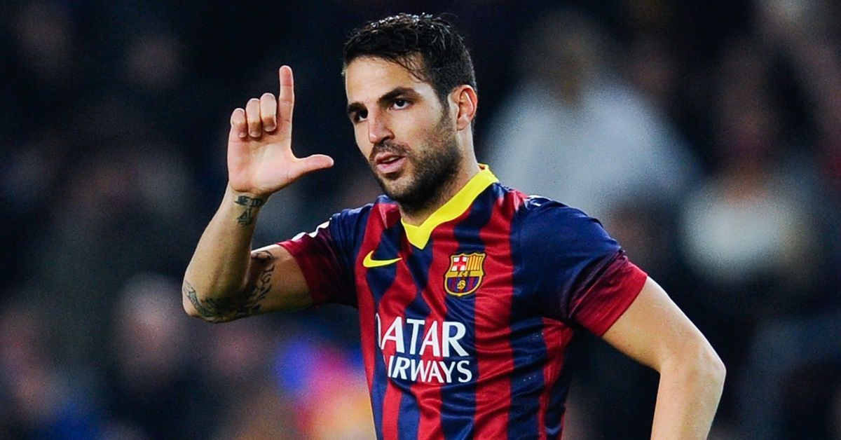 Cesc Fabregas lifted six trophies during his time at Barcelona.