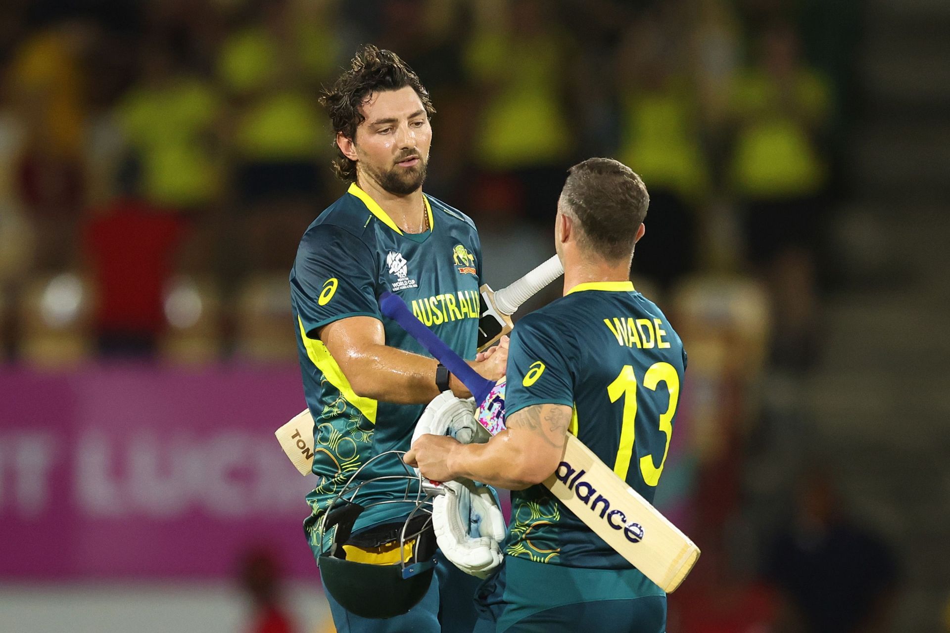 Australia achieved an 181-run target against Scotland with just two balls to spare.