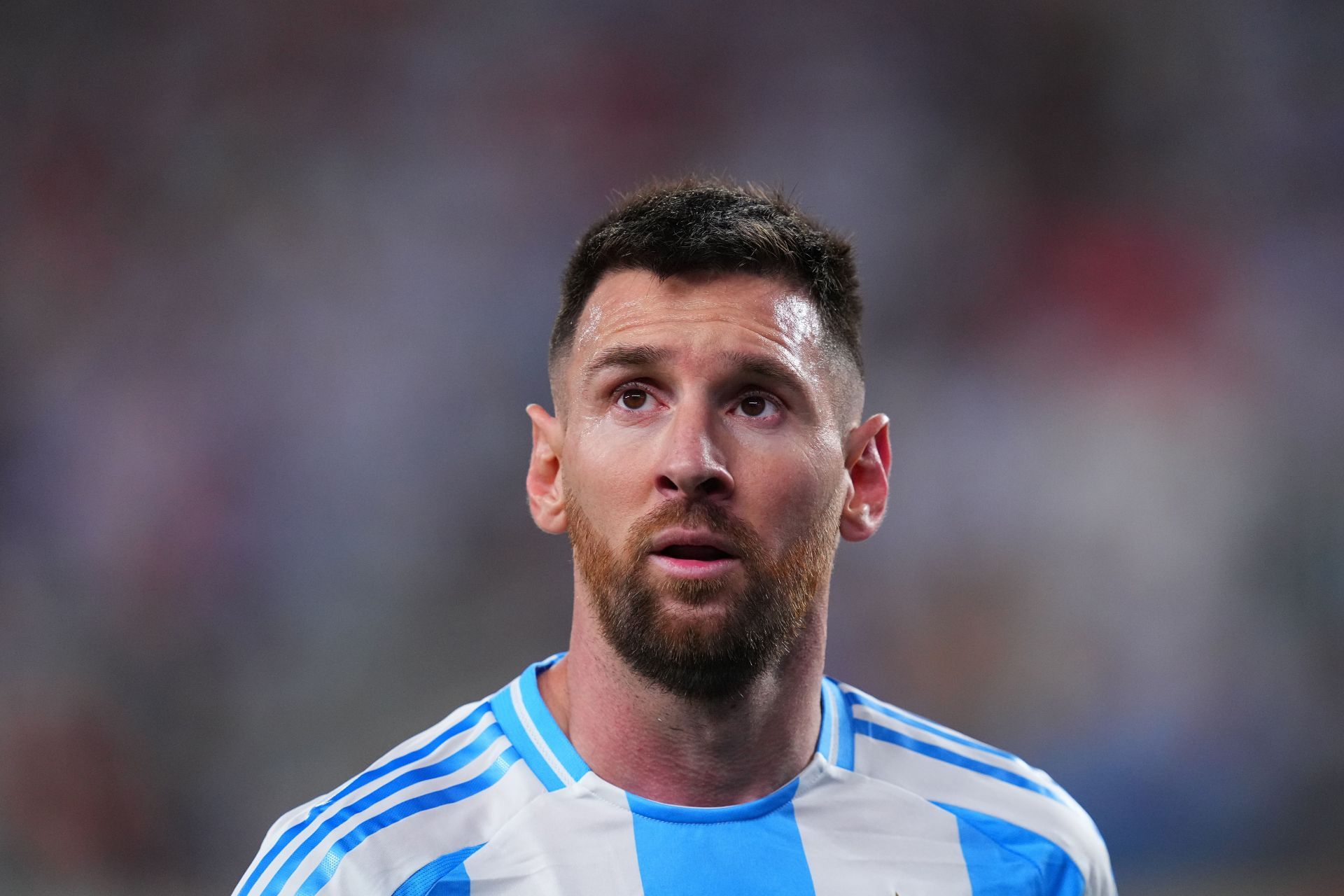 Is Lionel Messi playing for Argentina against Peru at the 2024 Copa