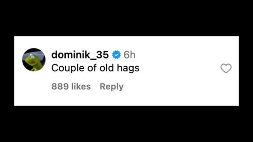 Dirty Dom roasts his father on Instagram.