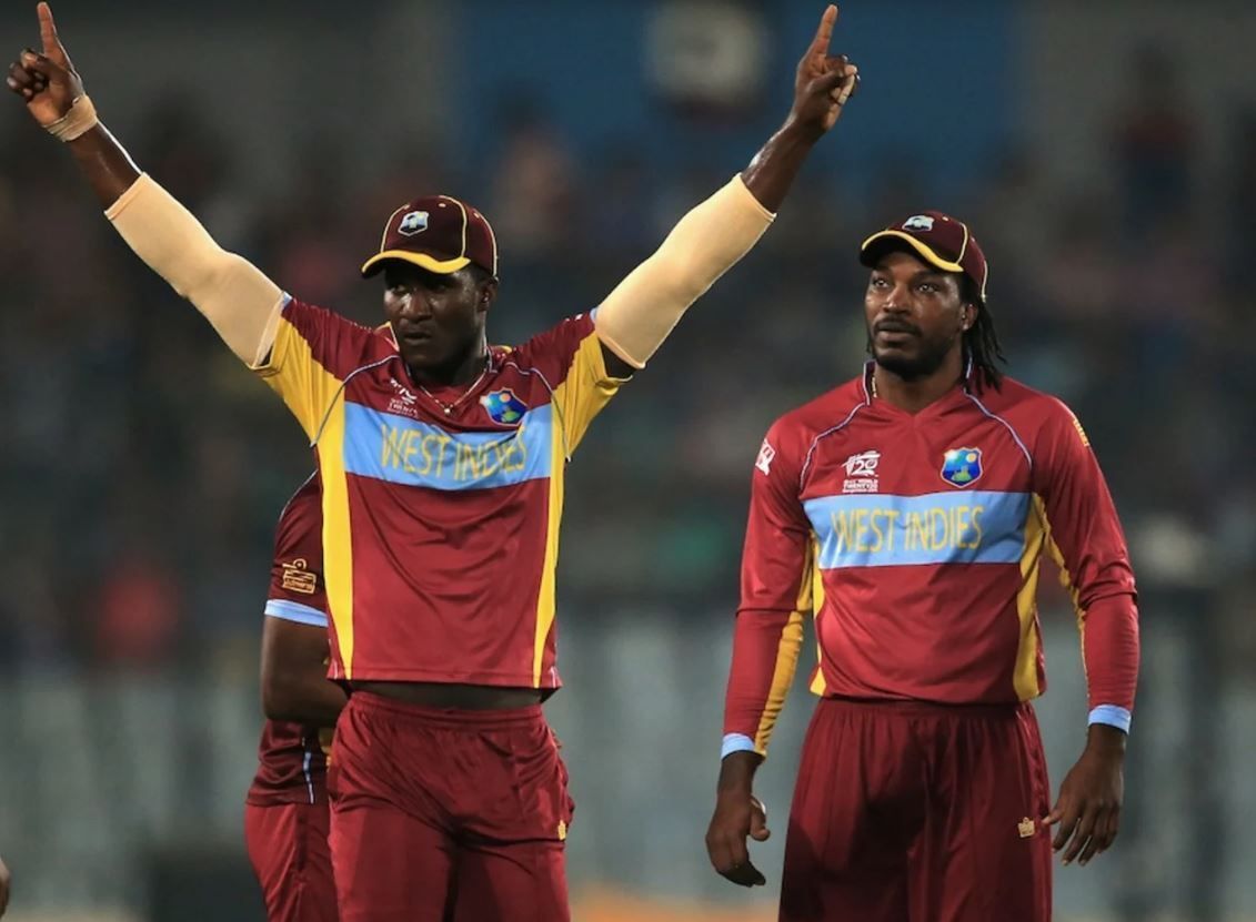 वेस्टइंडीज की टीम टाइटल जीतने के बाद (Photo: AFP)