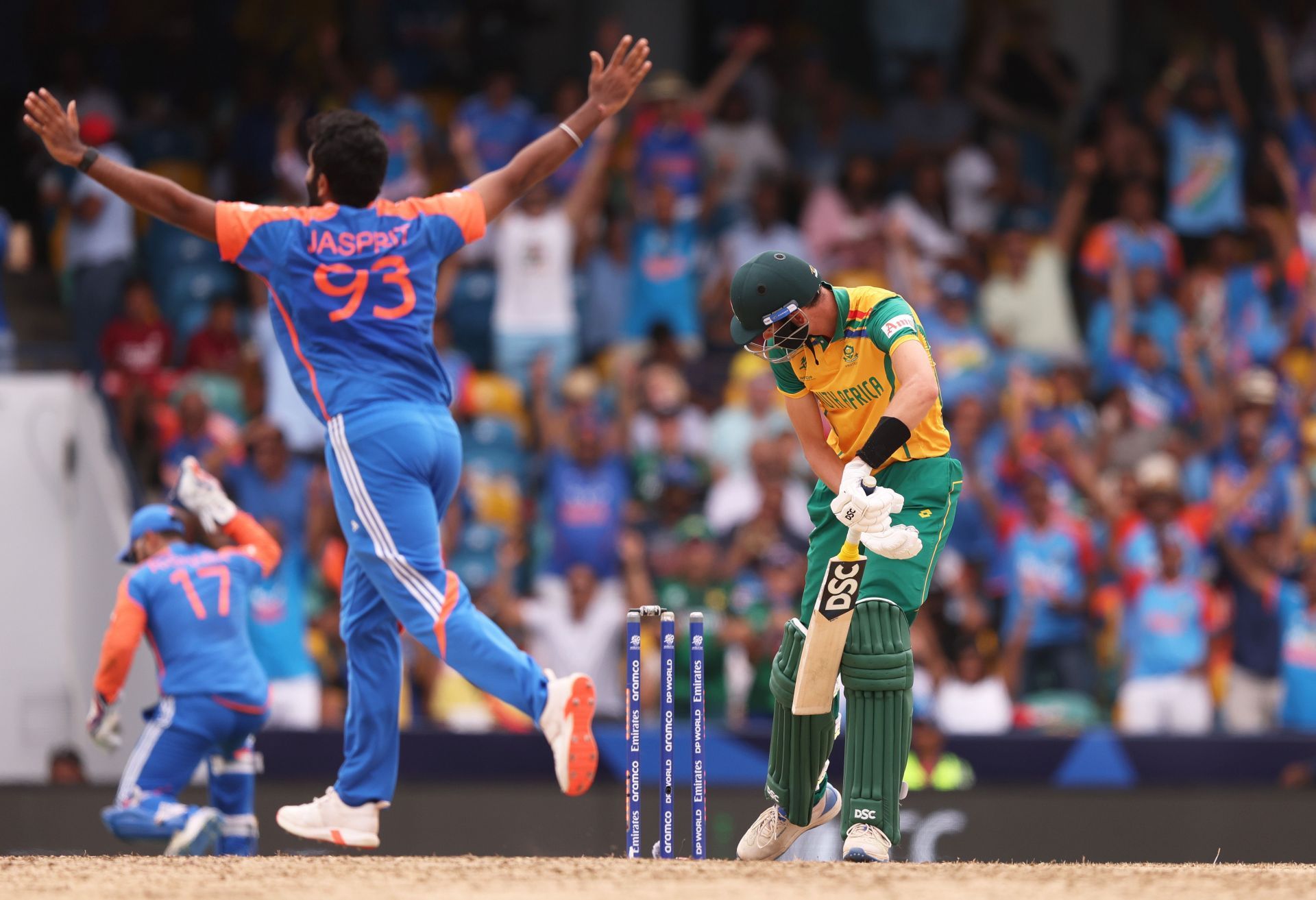 South Africa v India: Final - ICC Men's T20 Cricket World Cup West Indies & USA 2024