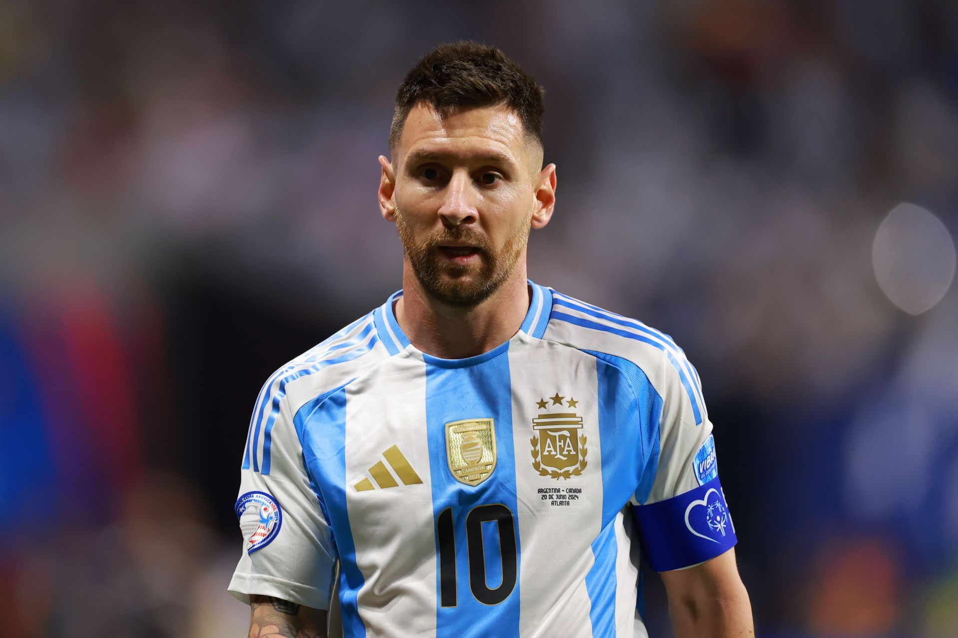 Is Lionel Messi playing for Argentina against Chile at the 2024 Copa