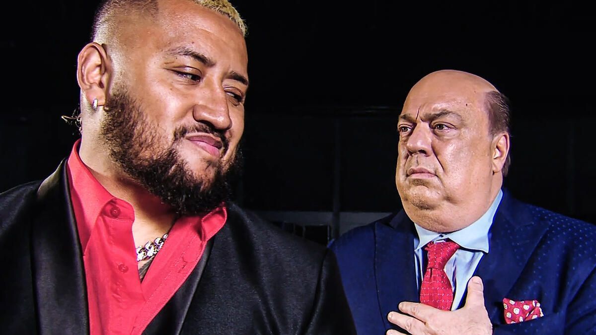 Solo Sikoa and Paul Heyman! [Image credit: WWE.com]