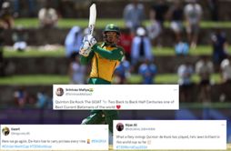 "De Kock has to carry proteas every time" - Fans hail South African opener for sparkling knock vs England in 2024 T20 World Cup Super Eight