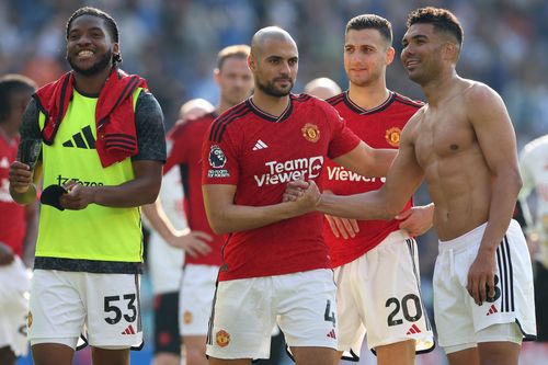 Sofyan Amrabat was finally given a run as the Red Devils' no.6.