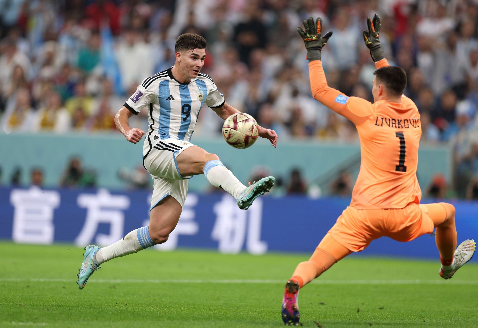 Argentina v Croatia: Semi Final - FIFA World Cup Qatar 2022 (Photo by Richard Heathcote/Getty Images)