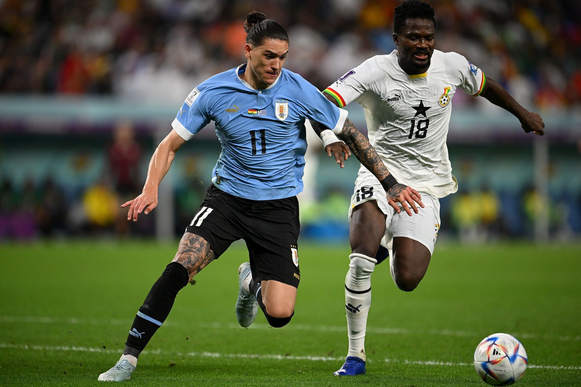 Ghana v Uruguay: Group H - FIFA World Cup Qatar 2022 (Photo by Clive Mason/Getty Images)