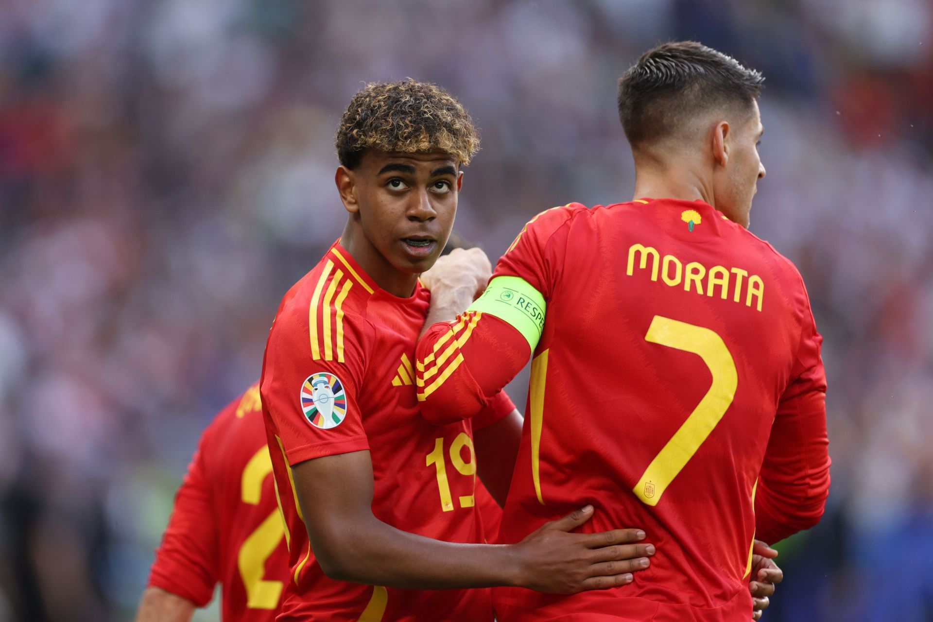 The Spanish side v Croatia: Group B - UEFA EURO 2024 (Photo by Julian Finney/Getty Images)