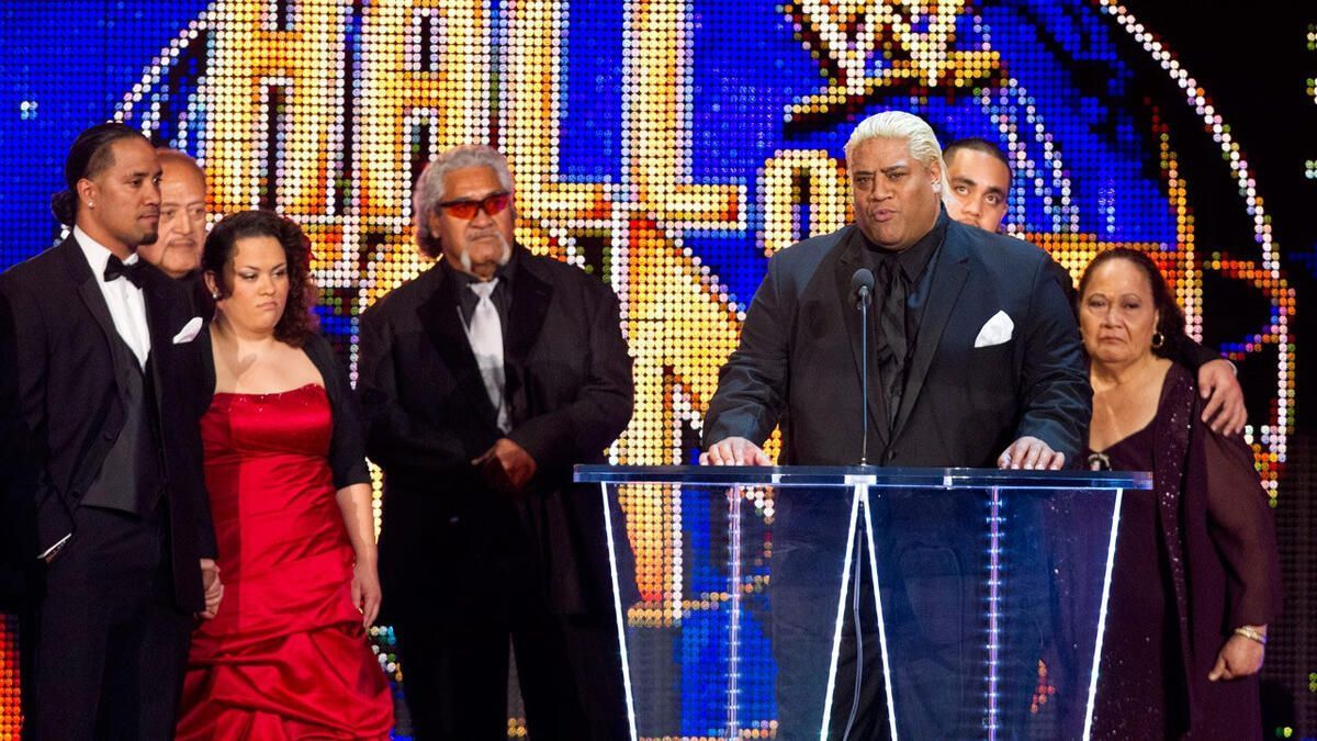 Rikishi at the WWE Hall of Fame