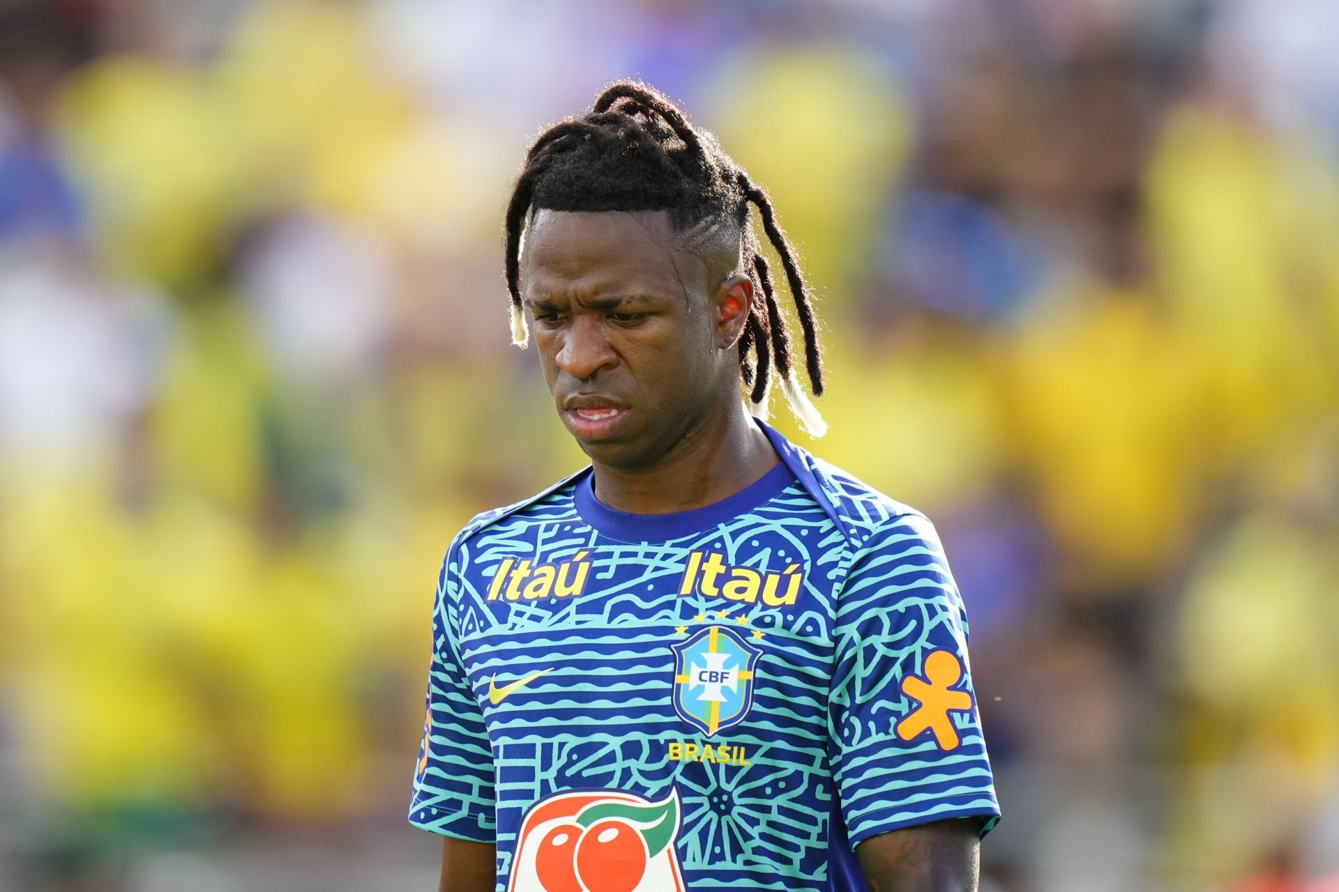 Vinicius was subbed off in the draw against Costa Rica.