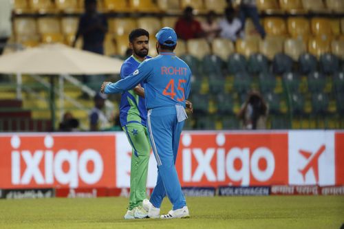 Babar Azam and Rohit Shatma. (Image Credits: Getty)