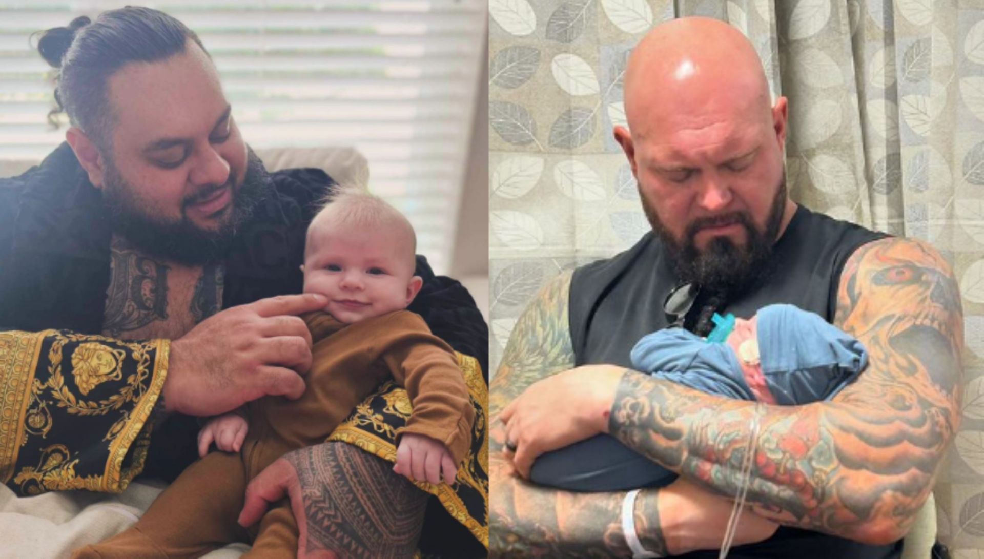 कुछ WWE सुपरस्टार्स इस साल पिता बने हैं (Photo: Bronson Reed and Luke Gallows Instagram)