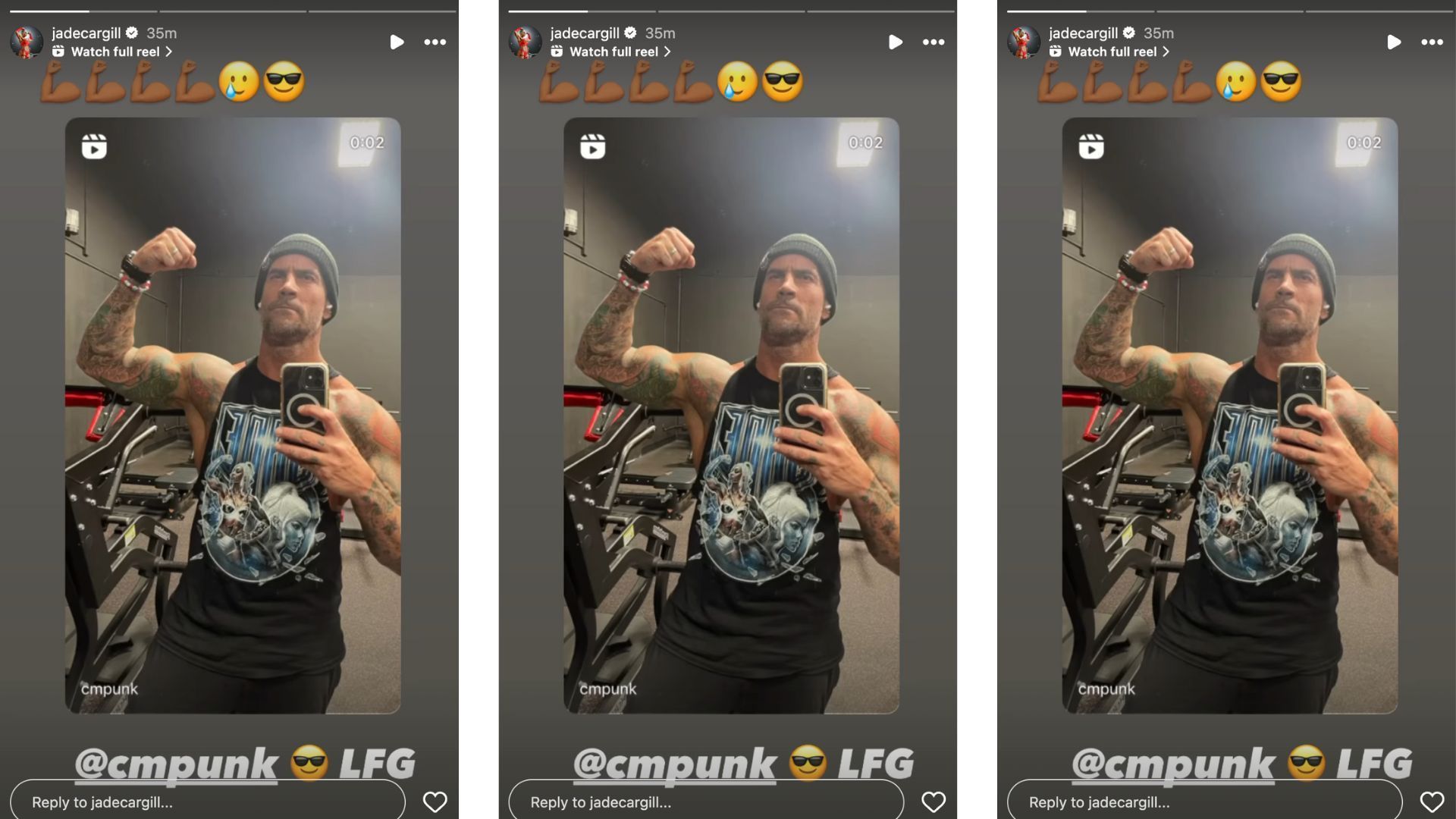 Cargill sends a message to Punk on Instagram ahead of tonight&#039;s RAW.