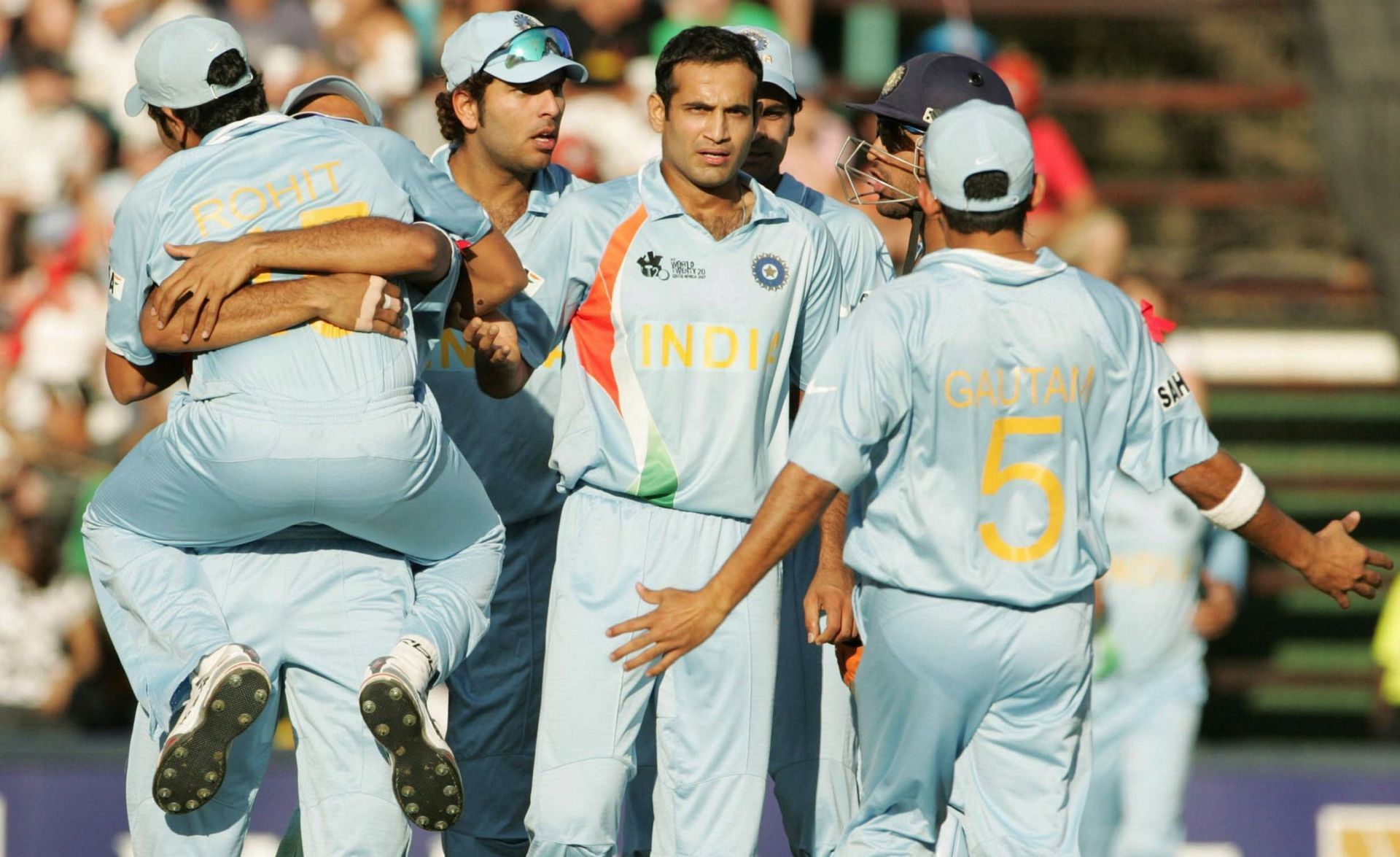 Irfan Pathan bagged the Player of the Match Award in the 2007 World Twenty20 final.