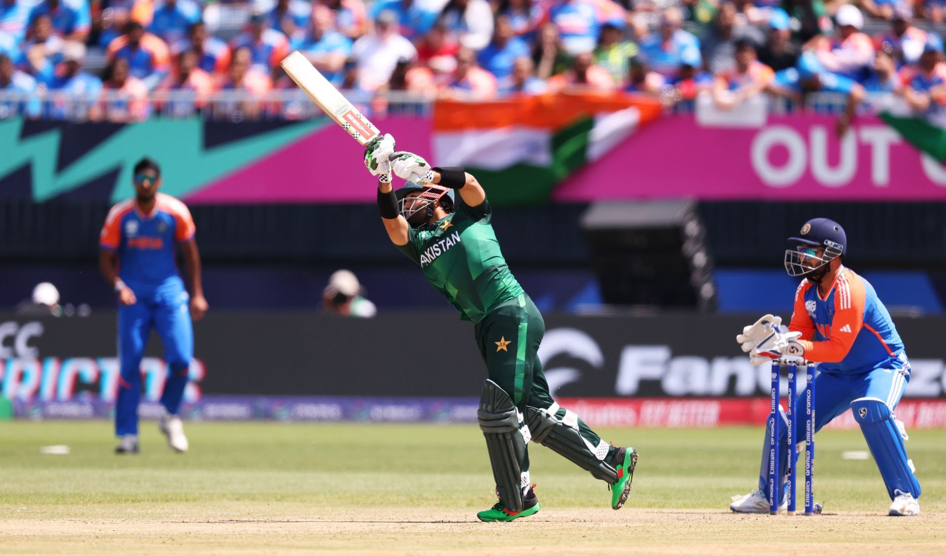 Mohammad Rizwan batting. (Image Credits: Getty)