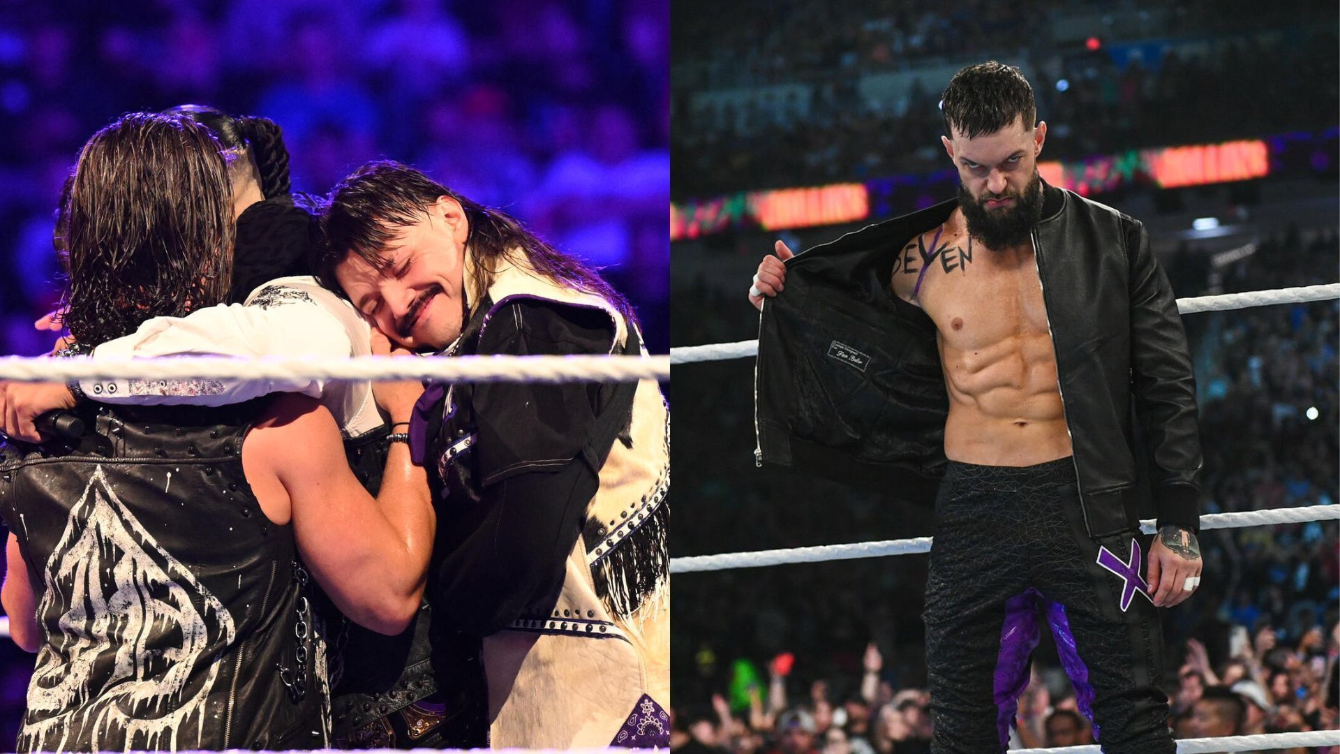 Judgment Day (left) and Finn Balor (right) (Image Credits: WWE.com)