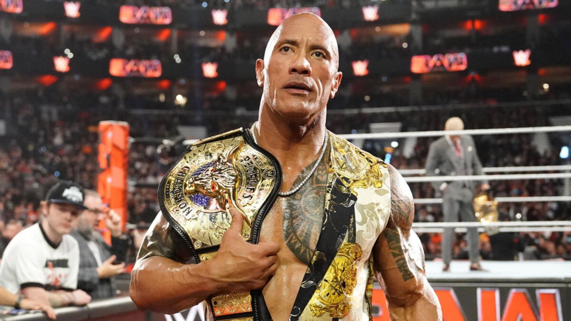 WWE legend and TKO board member The Rock (Image credit: WWE.com)