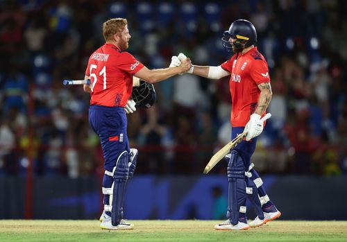 Jonny Bairstow and Phil Salt. (Image Credits: Getty)