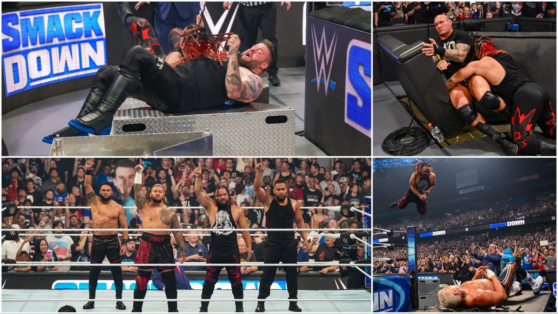 Jacob Fatu debuts with The Bloodline on WWE SmackDown