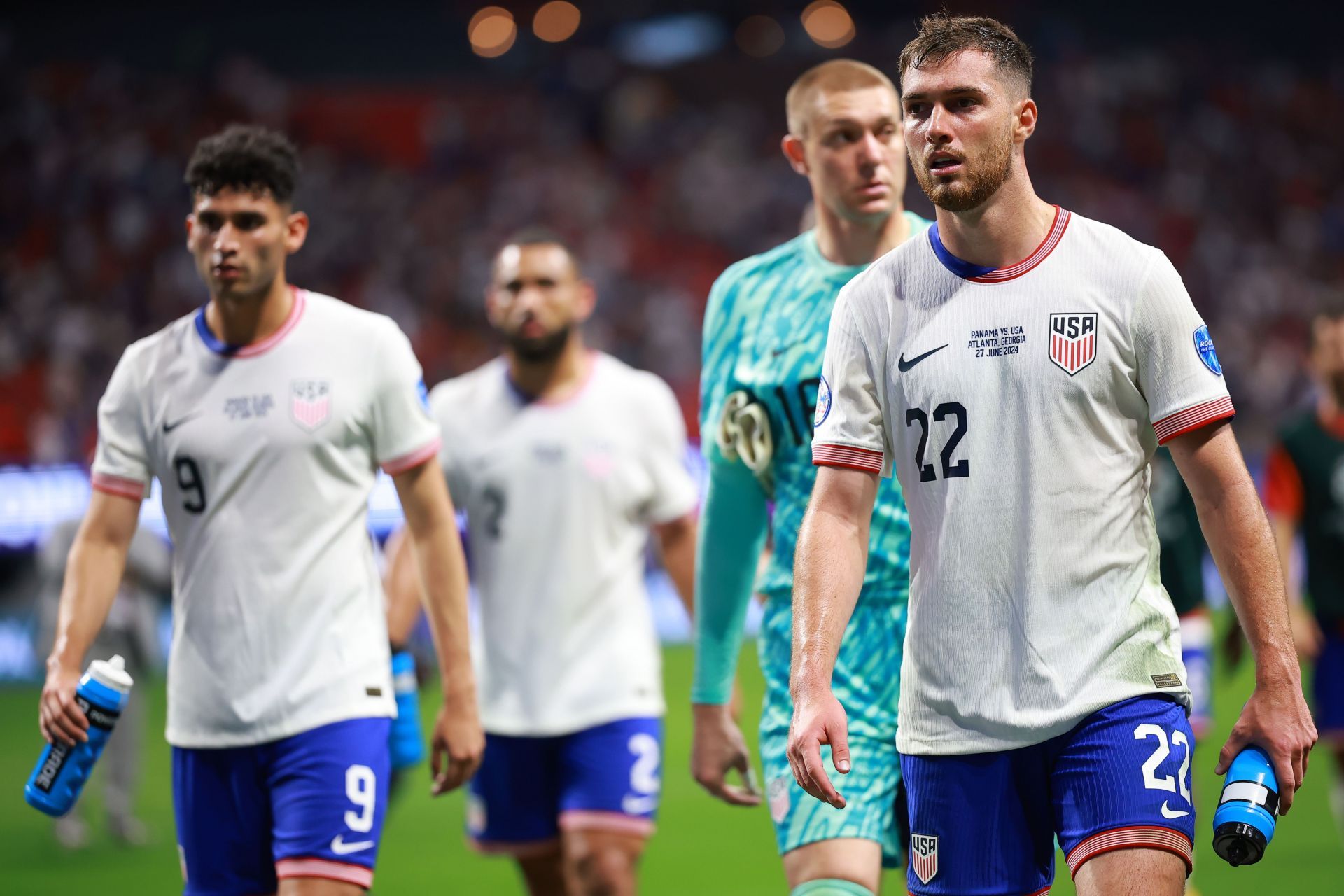 It has been a difficult tournament for the USMNT.