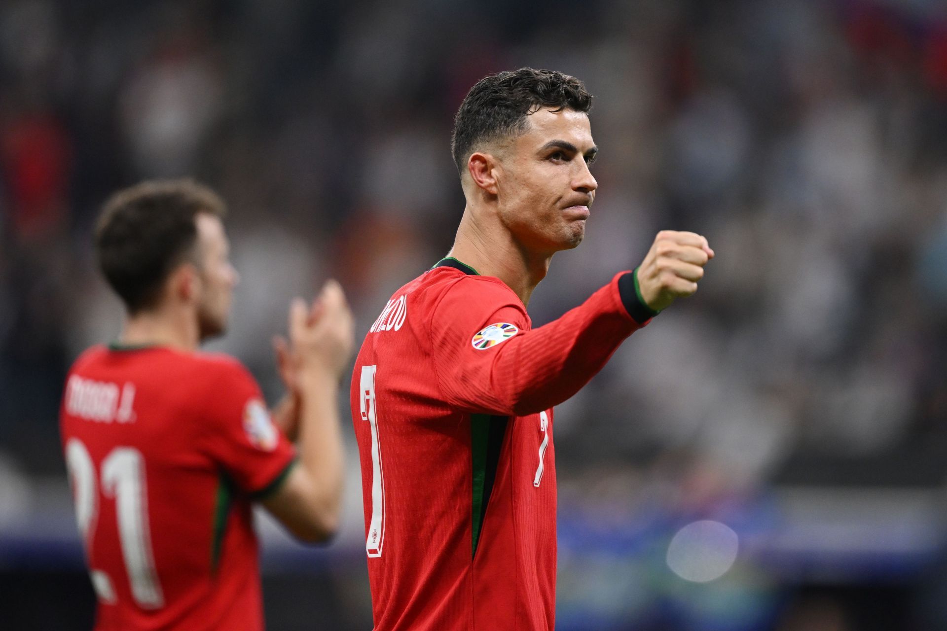 Portugal captain Cristiano Ronaldo at Euro 2024