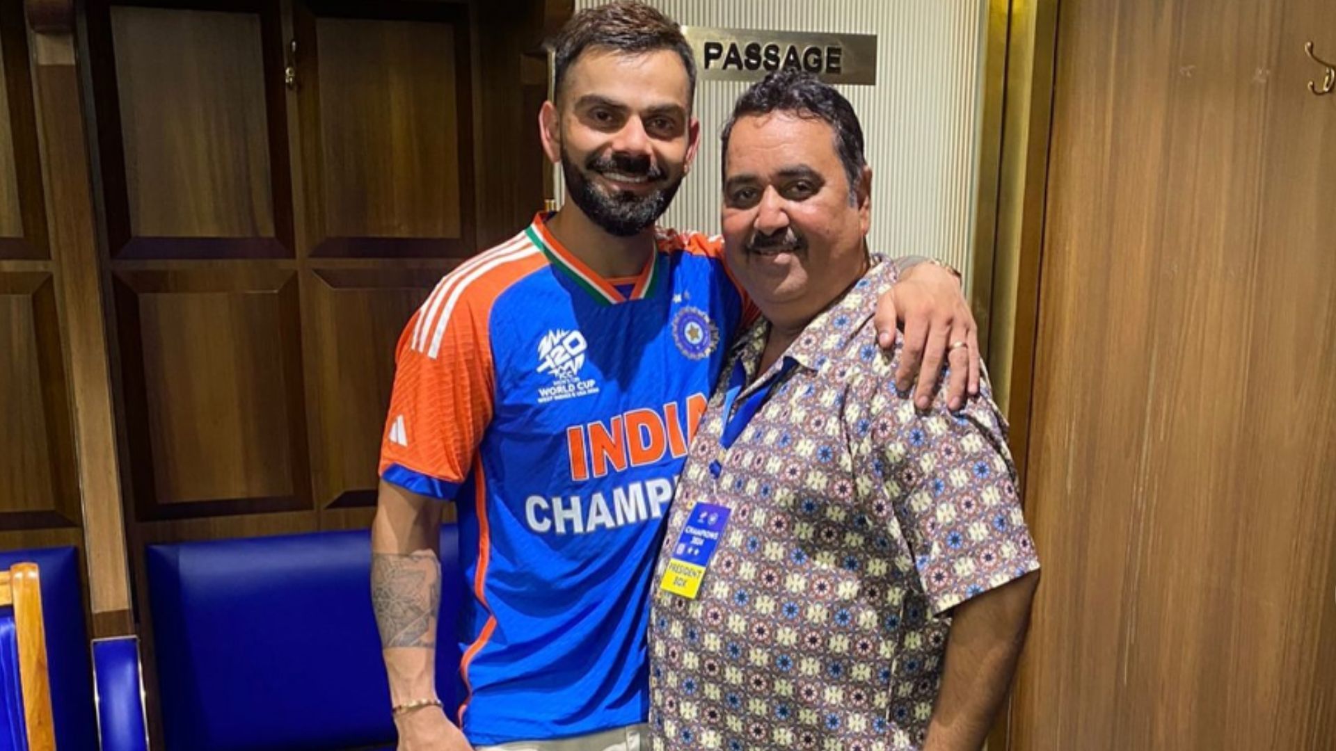 [In Pictures] Virat Kohli meets childhood coach Rajkumar Sharma after ...