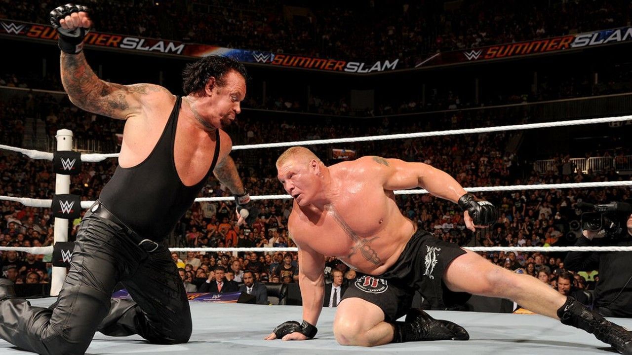 WWE SummerSlam, The Undertaker, Brock Lesnar, Randy Orton, Hulk Hogan, 