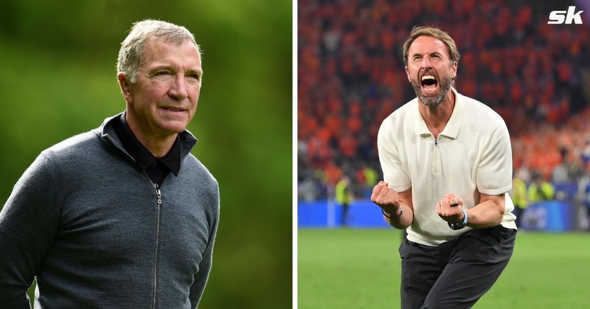 Former Scotland international Graeme Souness (lef) and current boss Gareth Southgate