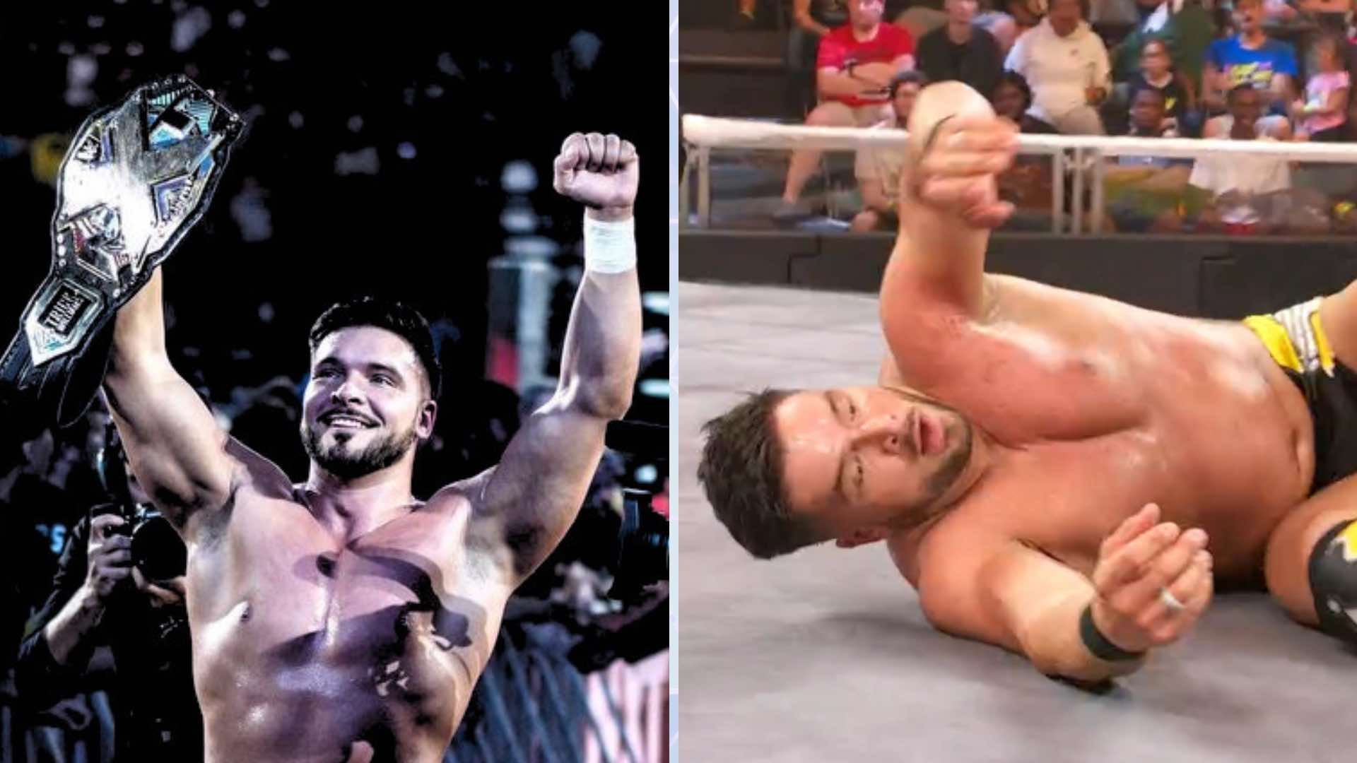 Ethan Page gets a bitter reality check on NXT moments after victory [Image Credits: WWE and Ethan Page/X]