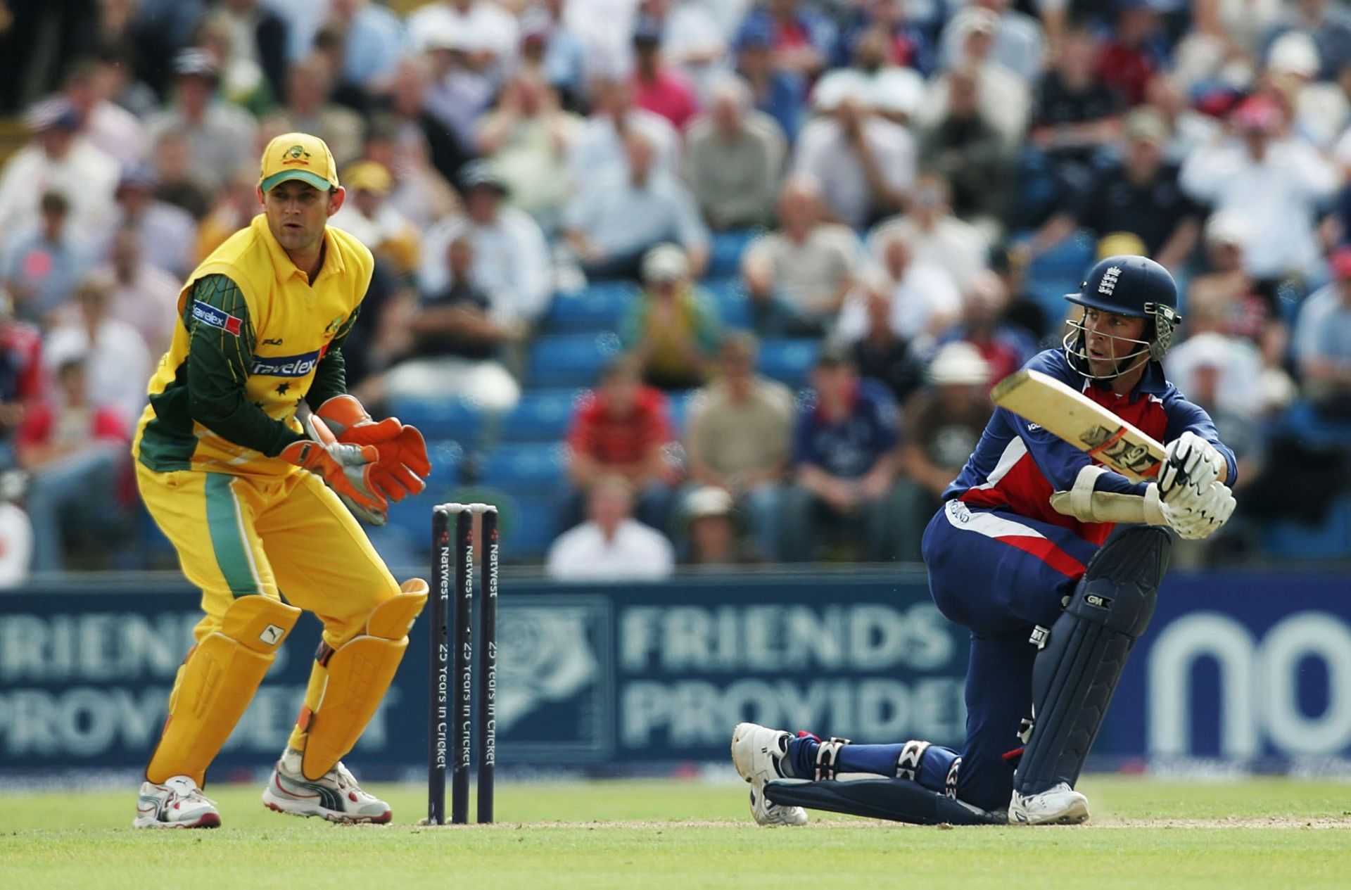 Marcus Trescothick scored a fine ODI hundred in Leeds in July 2005. (Image Credit: Getty Images)