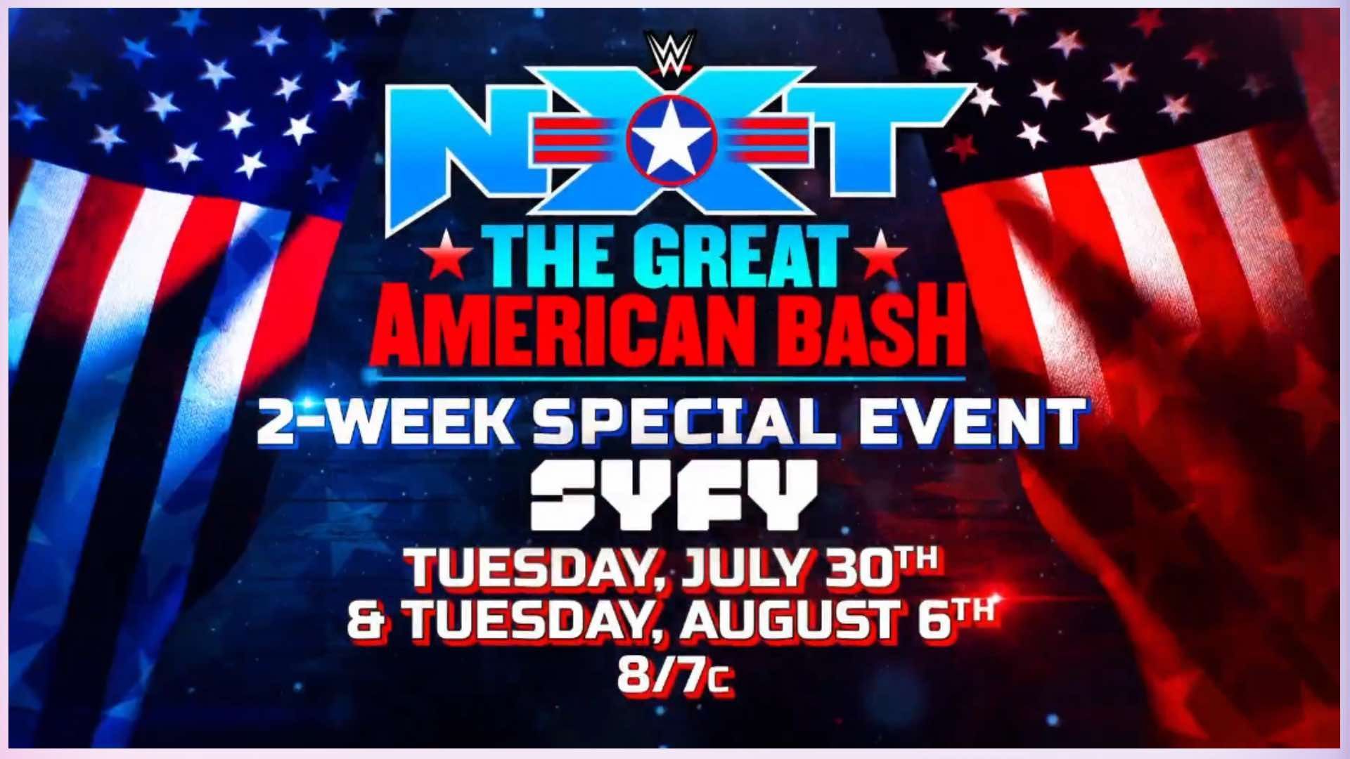 The Great American Bash will take place at the WWE Performance Center