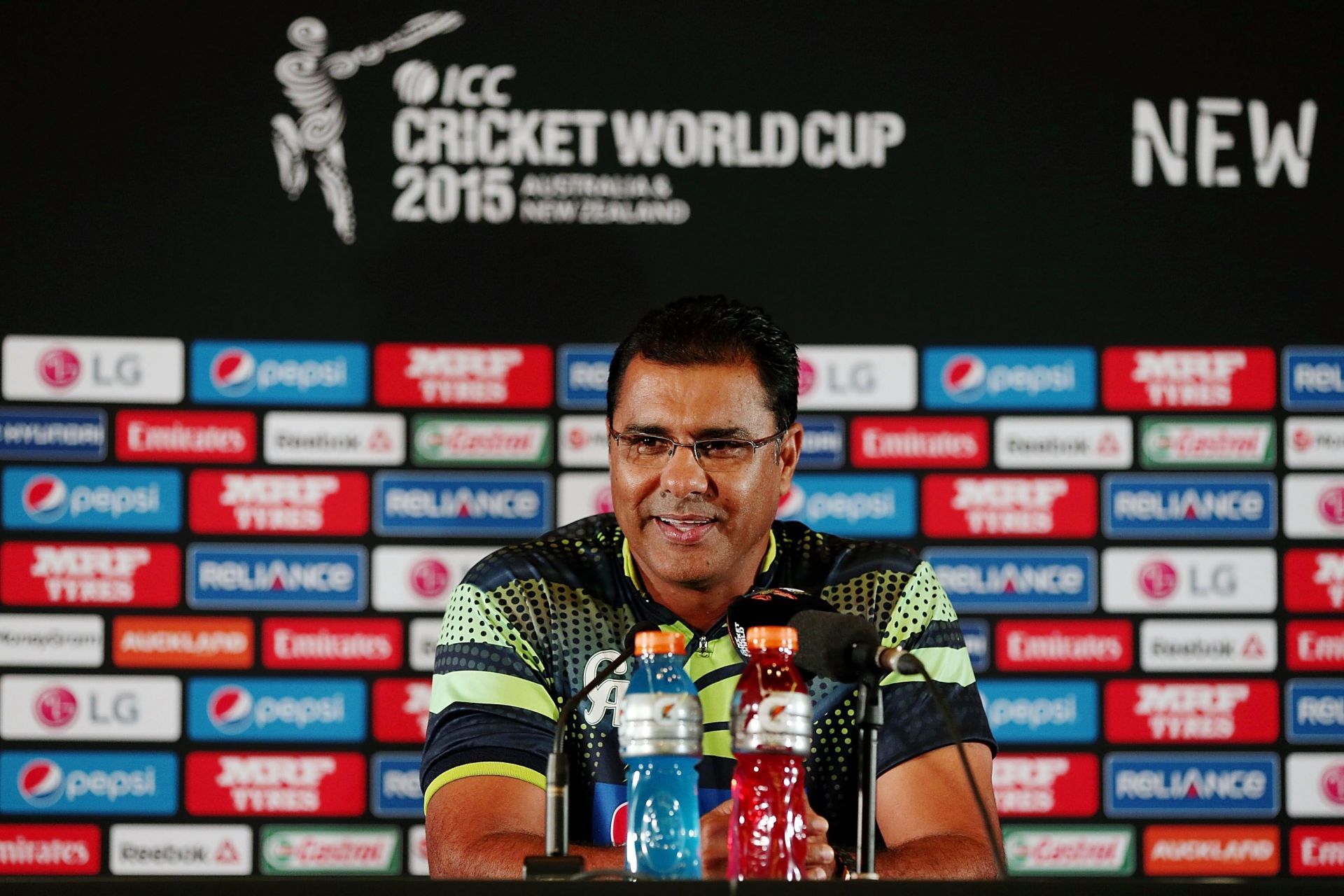 At his peak, Waqar Younis was near unplayable. (Image Credits: Getty Images)